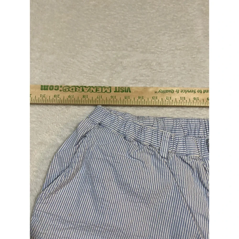 Chubbies Mens XXL Seersucker Shorts Blue White Striped 5.5 Inseam Regular Fit